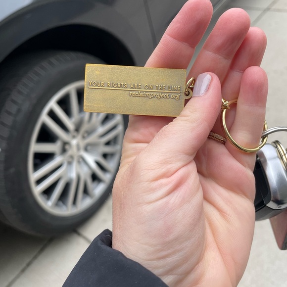 Reproductive rights / abortion keychain - fundraiser for abortion funds - Picture 5 of 5